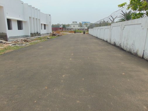 road infront of Health Center