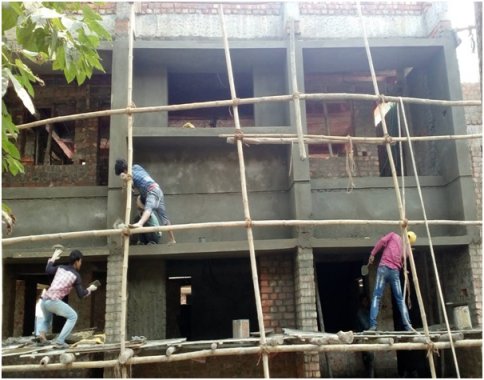 Construction of 8 unit L.S Quarter at Kasba SAP 4 th Battalion, Raiganj